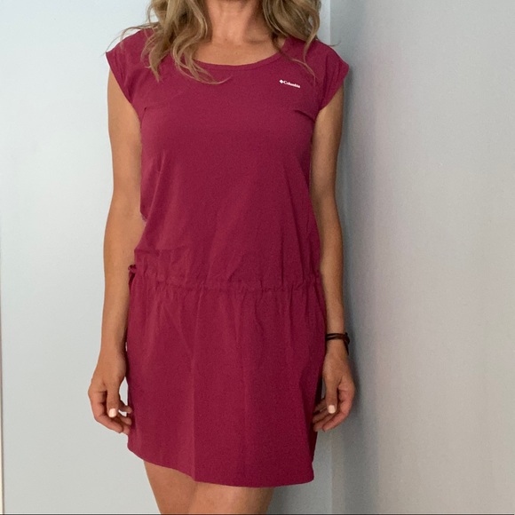 Columbia dress, ruby, size small. - Picture 2 of 4